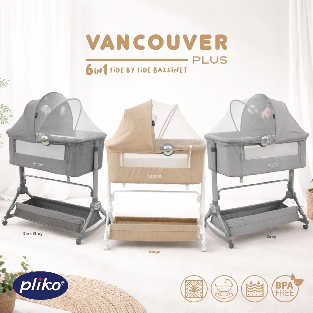 Pliko Baby Box Vancouver Rocking Baby Bed B163R Tempat Tidur Bayi