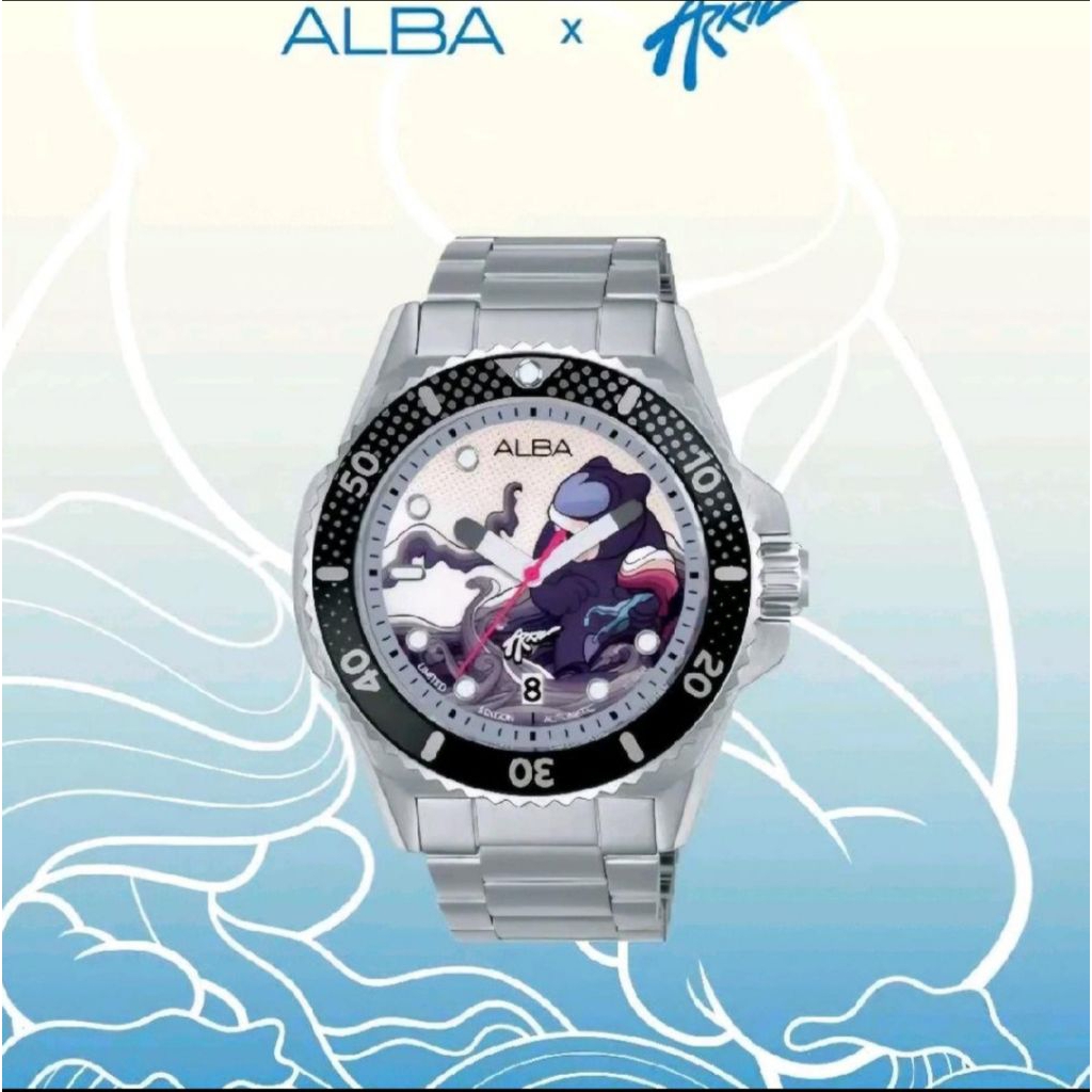 JAM TANGAN PRIA AUTOMATIC LIMITED EDITION ALBA AU4079X1 ORIGINAL GARANSI RESMI 1TAHUN