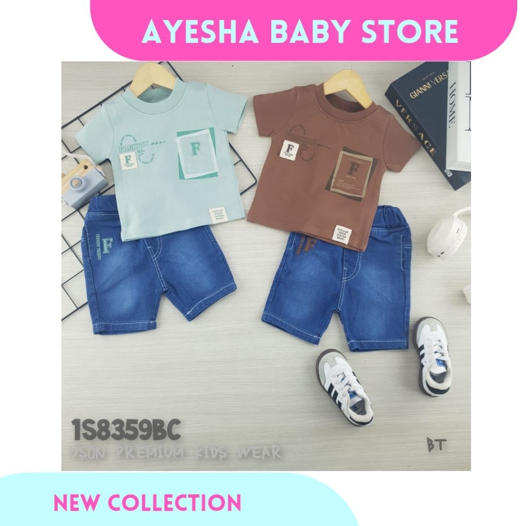 AYESHA Setelan Uson Celana Jeans Anak Cowok
