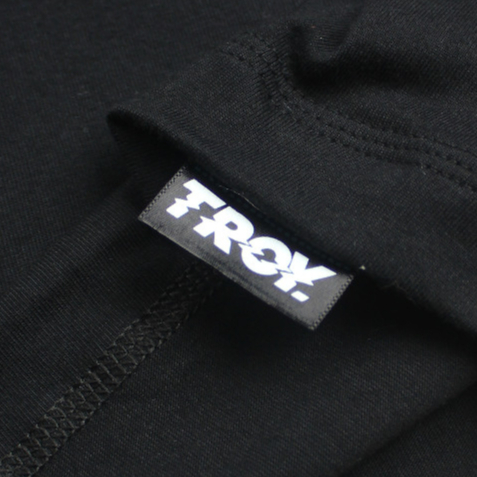 Troy Company Wangky Polo Shirt Black White Luxuria - Kaos Polo Pria Hitam Putih WKD 2900
