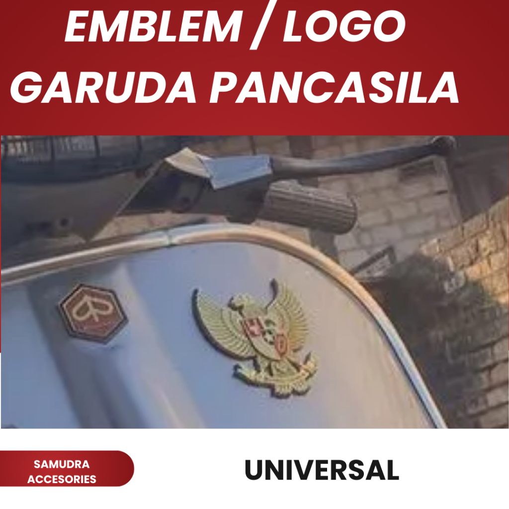 EMBLEM / LOGO GARUDA PANCASILA MOBIL - MOTOR UNIVERSAL