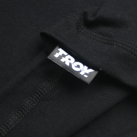 Troy Company Polo Wangky Tshirt Black White Enthusiasm - Kaos Kerah Hitam Putih WKD 3274