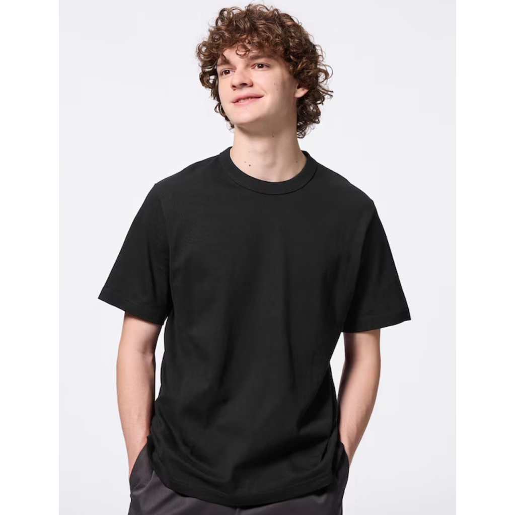 GU Cotton Crew Neck T-Shirt | Kaos GU Jepang | GU Japan | Kaos adem nyaman