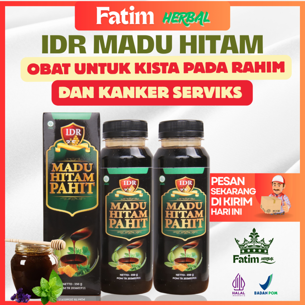 Idr Madu Hitam Original Asli 100% Herbal Alami Obat Untuk Kista Pada Rahim Dan Kanker Serviks