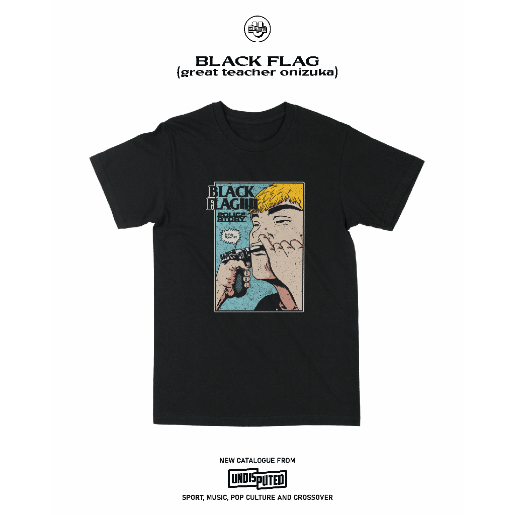 KAOS BAND BLACK FLAG - GREAT TEACHER ONIZUKA - GTO