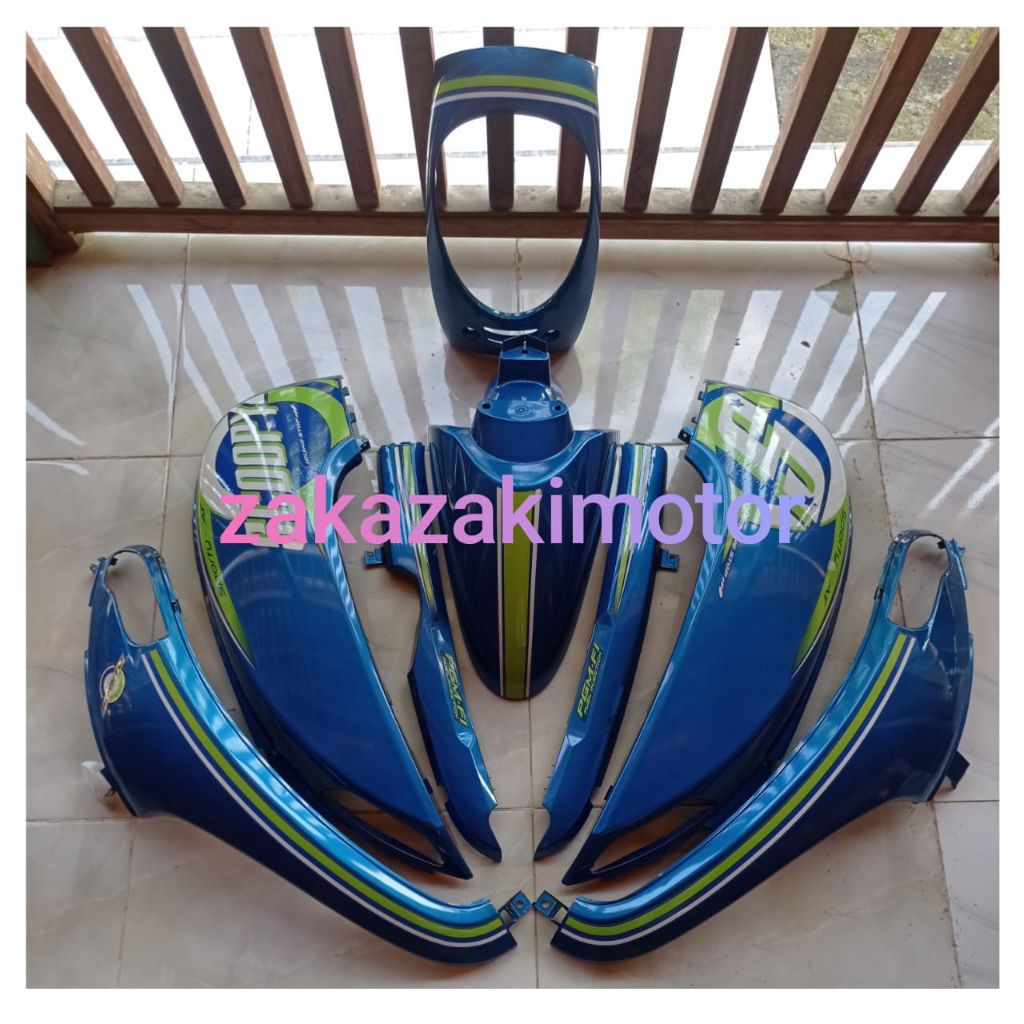 cover body scoopy fi set 2013 2014 2015 2016 biru