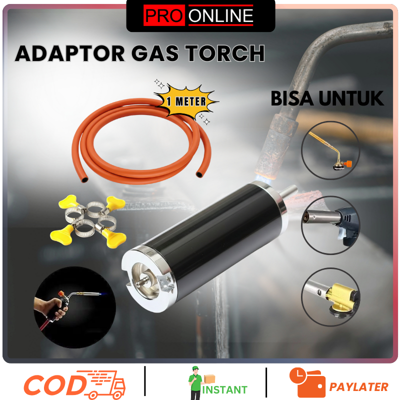 Adaptor Gas Torch / adaptor kepala gas pemantik/smart adaptor langsung gas elpiji