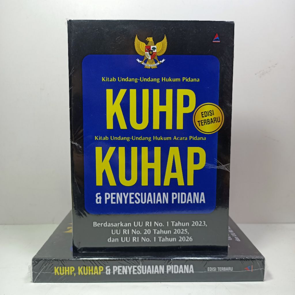 Buku KUHP KUHAP 2026 Dan Penyesuaian Pidana. LENGKAP. TERBARU.
