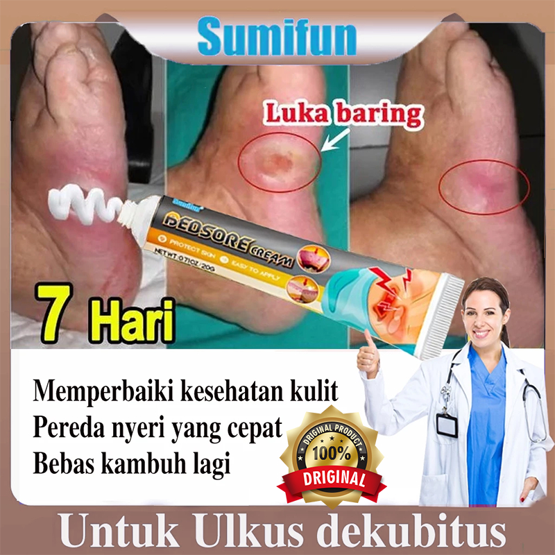 Krim Luka Baring Penyembuhan Luka Luka Diabete Skrim Dekubitus Mengobati Dekubitus 20g