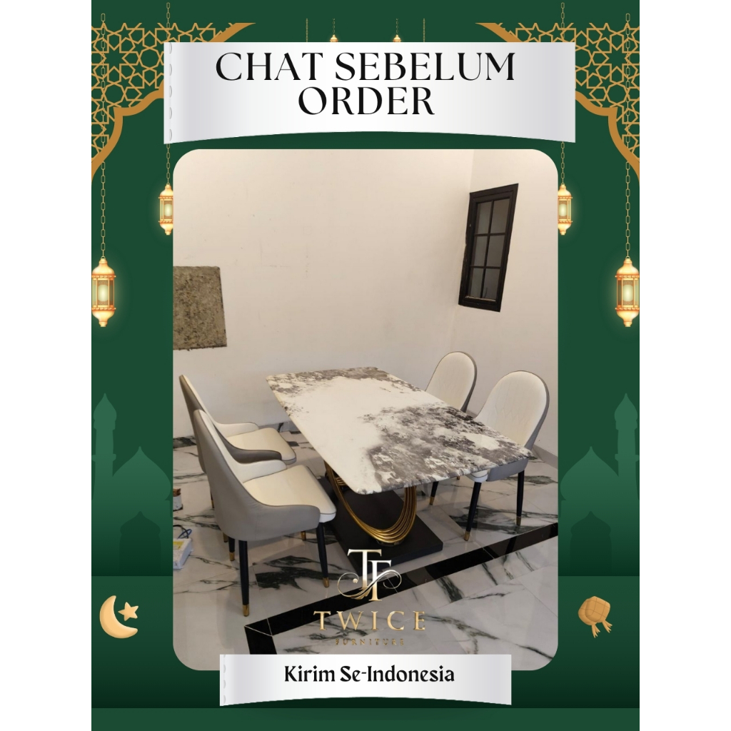 Meja Makan Marmer|Meja Makan Marmer 6 Kursi|Meja Makan Marmer 4 Kursi|Meja Makan Marmer Minimalis|Me