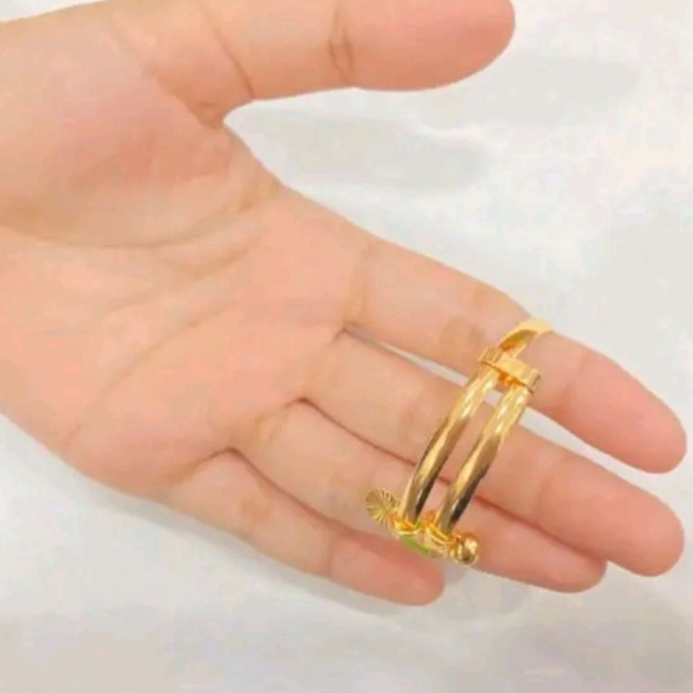 Gelang Anak Bayi Emas Gold Anti Karat Lapis Emas 24K