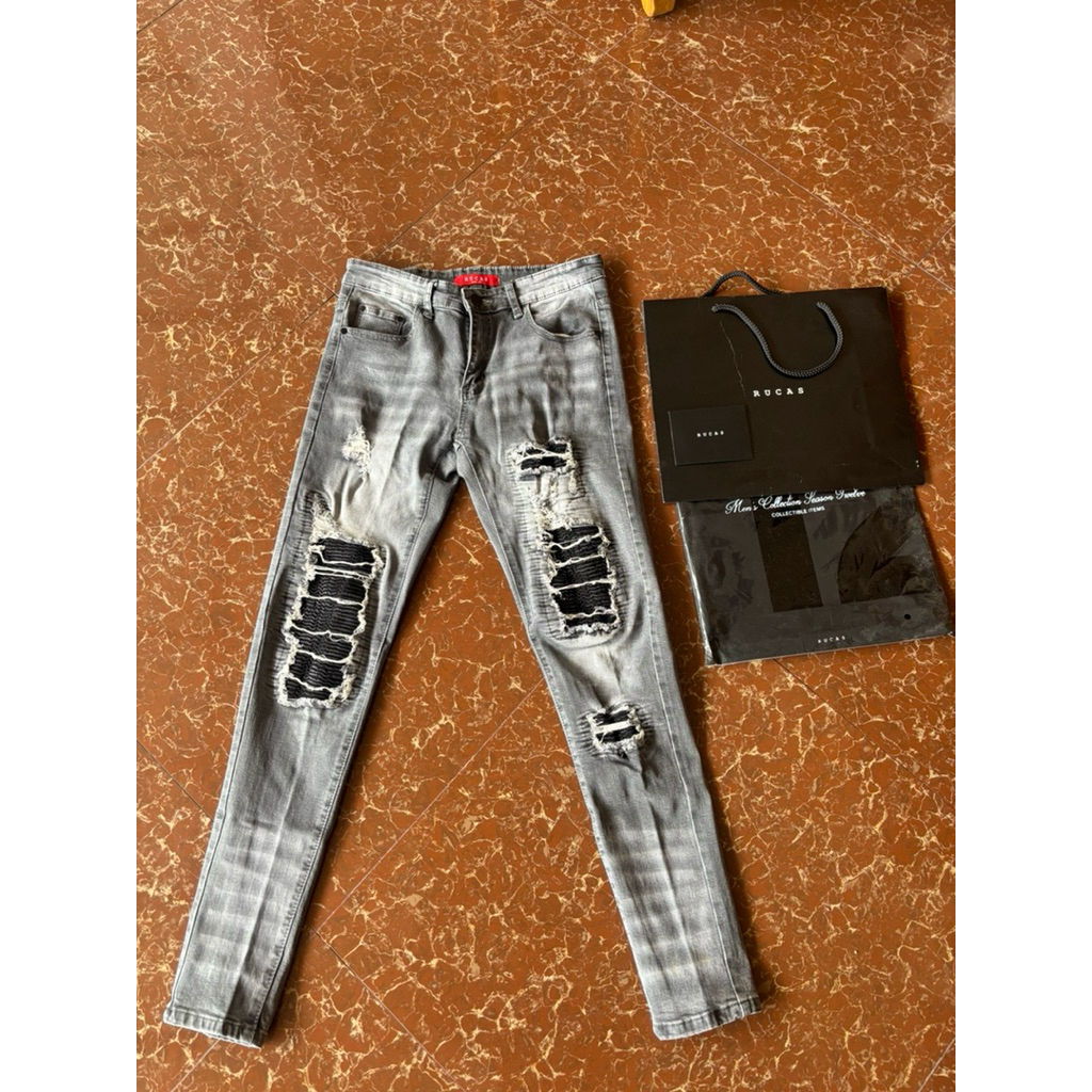 Rucas Season 4 Graphite Biker Size 29