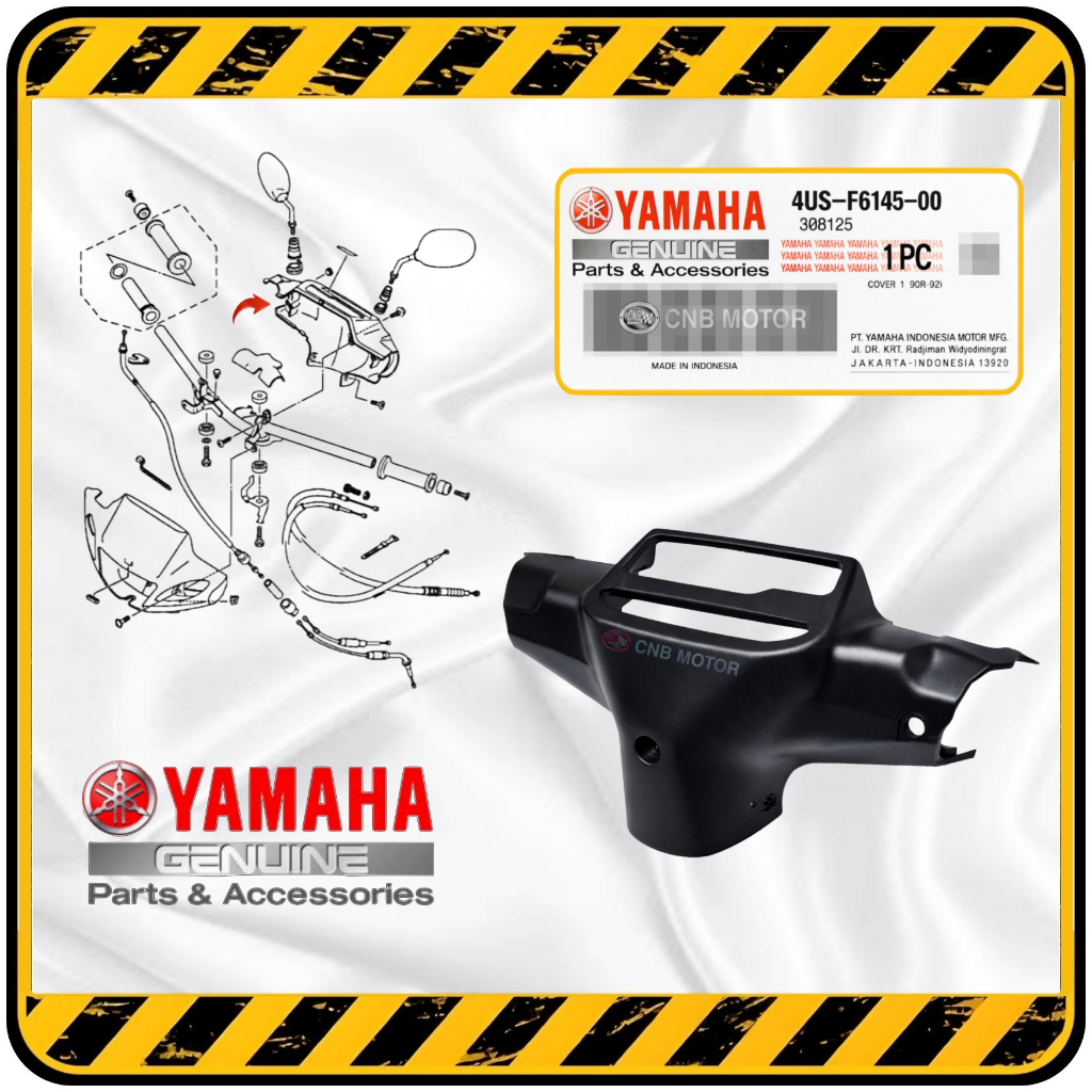 ORIGINAL YGP >> Batok Totok Lampu Depan Yamaha F1ZR | FIZR | VEGA R OLD 2004 ( Bagian Belakang )