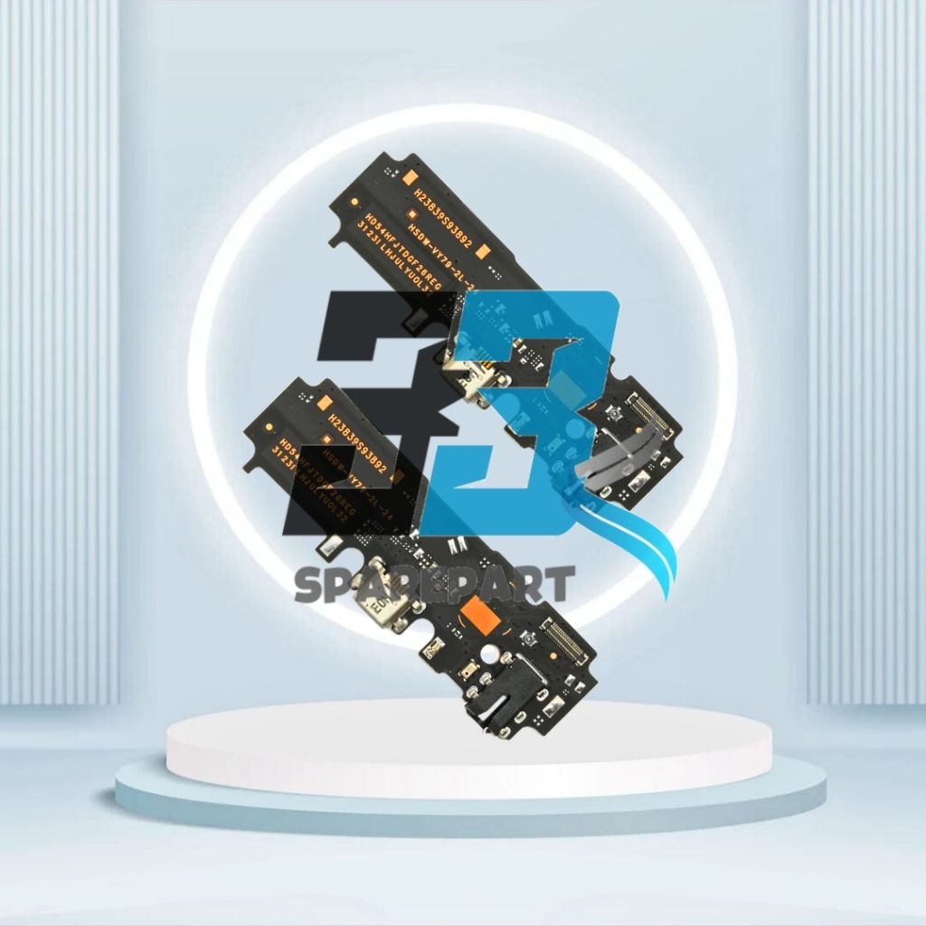 FLEXIBLE/KONEKTOR CHARGER + MIC + H/F VIVO V7+ / Y79 ORI