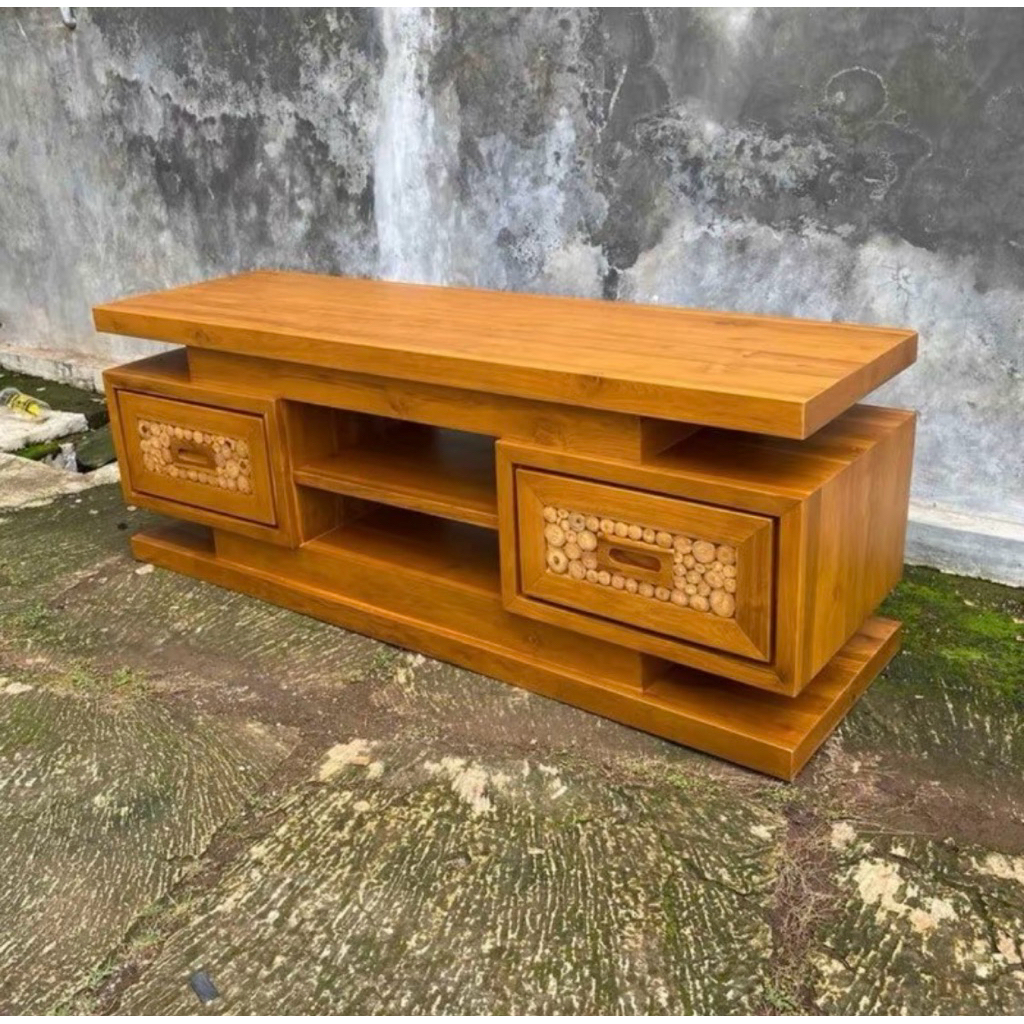 Bufet Tv Minimalis Kayu Jati Bufet Tv Minimalis Koin Jati Asli