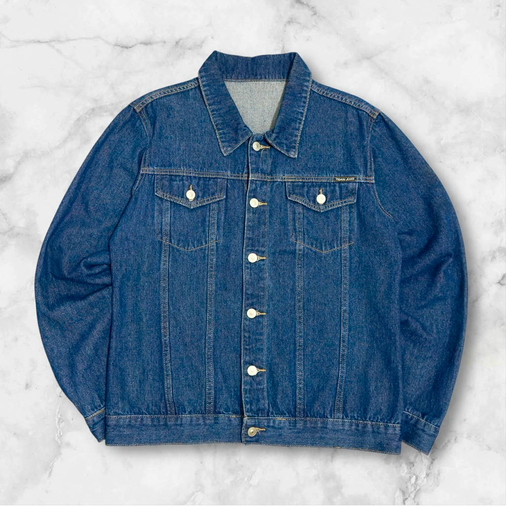 Jaket Denim Pria Unisex XL Premium Jeans - Second