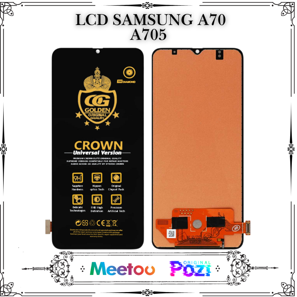 LCD SAMSUNG A70 / SAMSUNG A70 2019 / (SAMSUNG GALAXY A70) TOUCHSCREEN FULLSET COMPLETE ORIGINAL