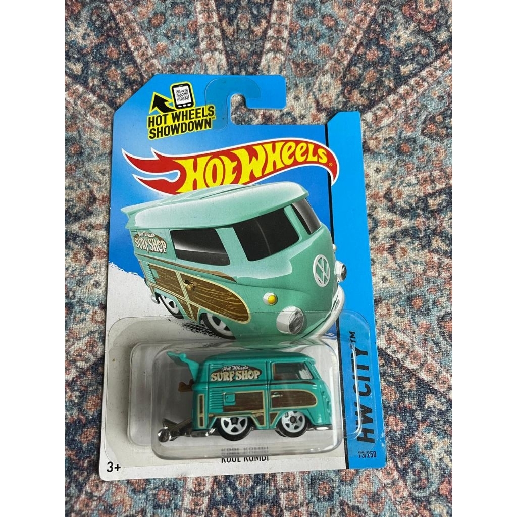 Hot Wheels Kool Kombi Surf Shop Hijau 2015