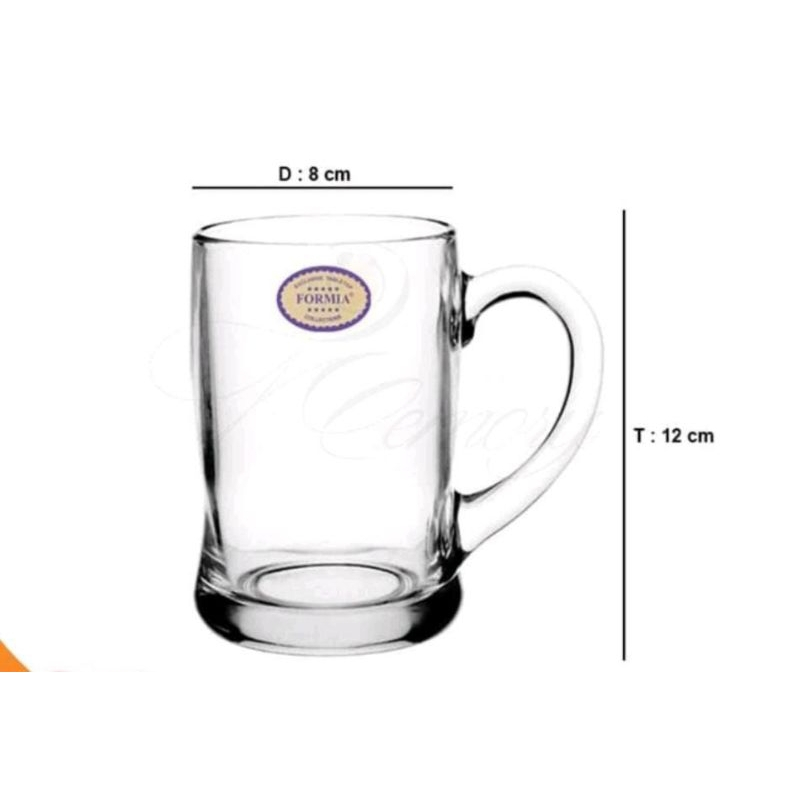 Formia Argos Mug 23oz(680ml) dan Benhur Mug 45cl(450ml) / Gelas Gagang / Mug Minum