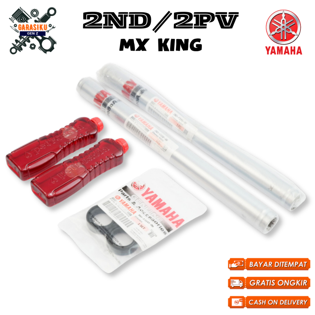 shock depan mx king -  paket komplit as shock yamaha mx king 150 MX KING - 2ND 2PV original
