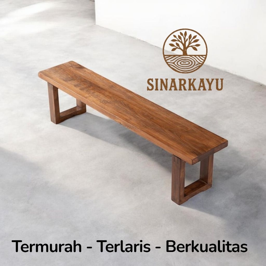 Bangku kayu kursi cafe kursi minimalis kursi teras, kursi taman