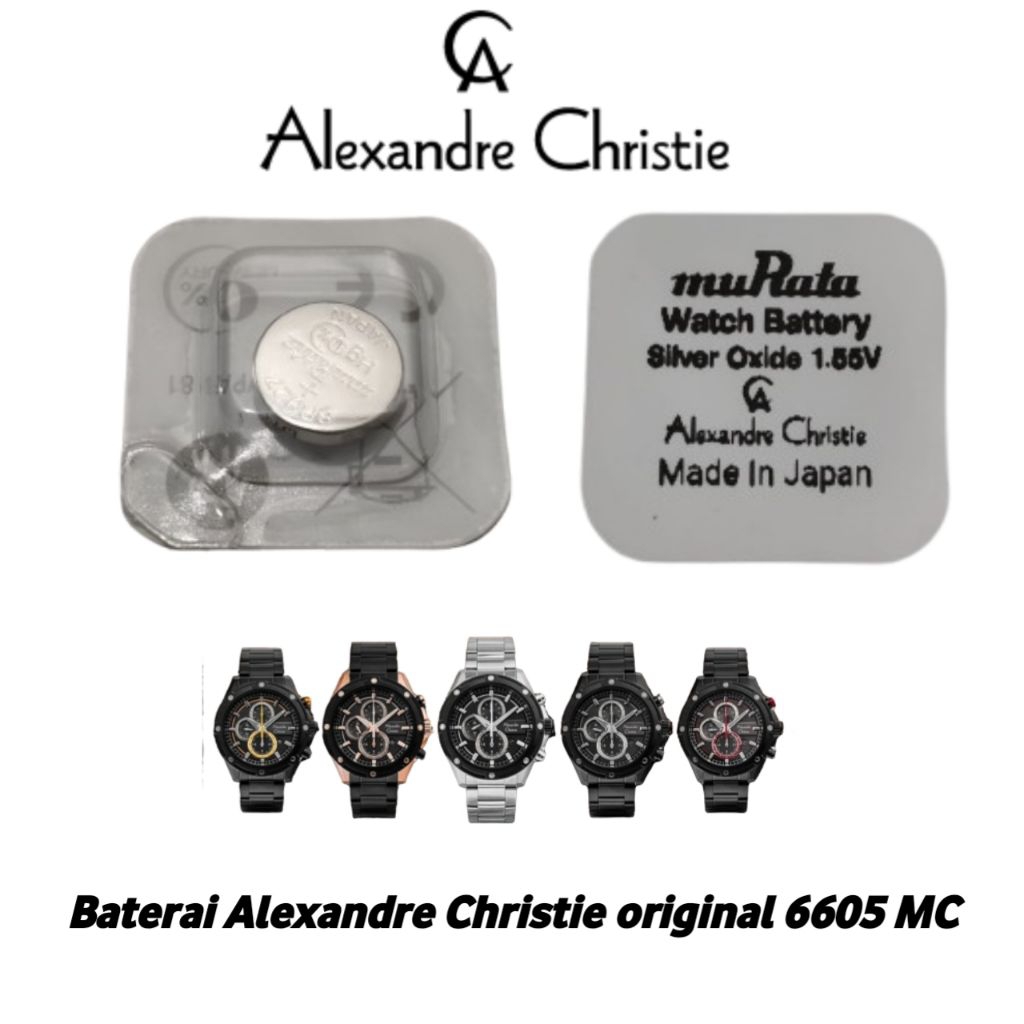 Baterai Alexandre Christie original 6605 MC