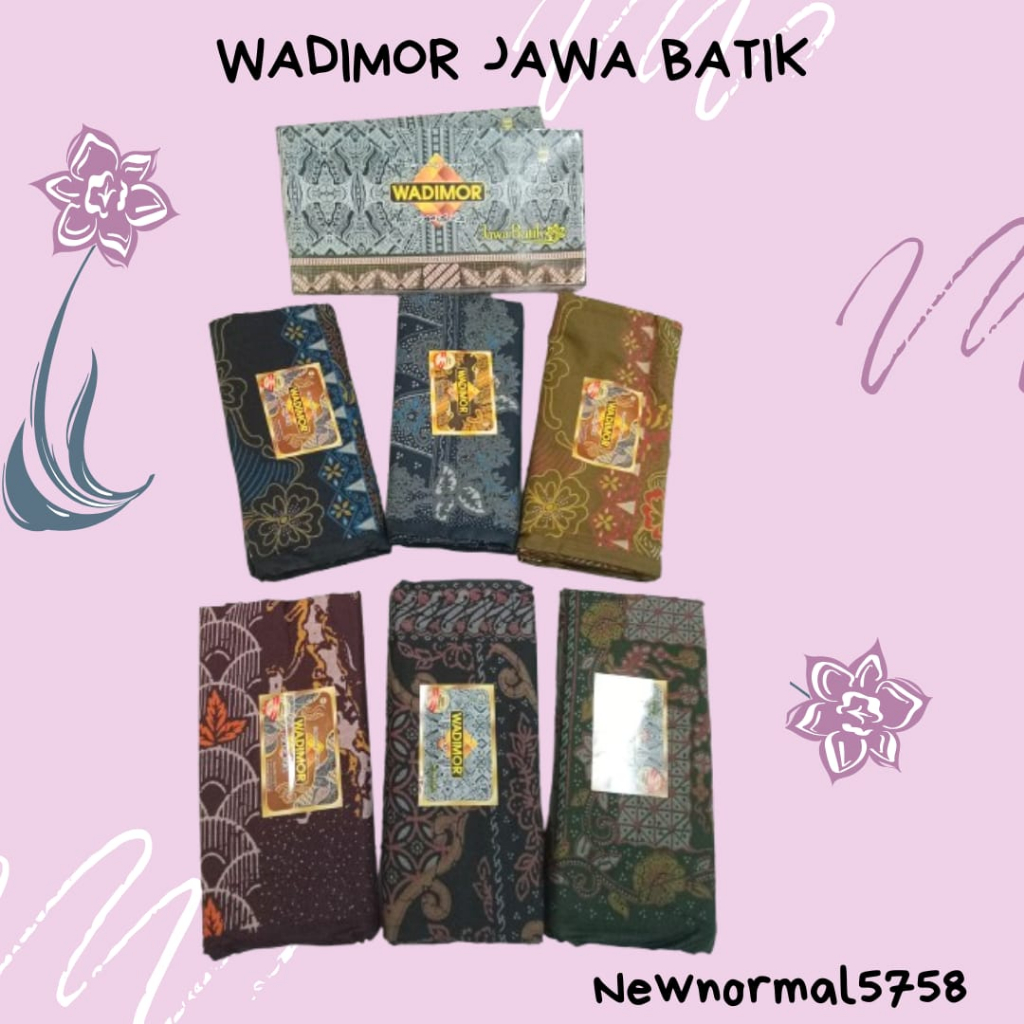 SARUNG WADIMOR JAWA BATIK GROSIRAN ISI 10PCS DAN 20PCS/1KODI