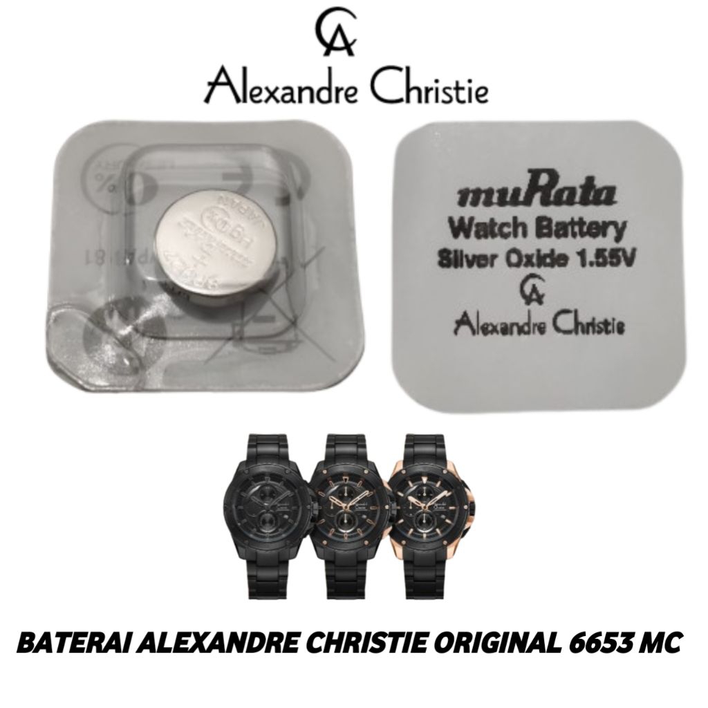 Baterai Alexandre Christie original 6653 MC
