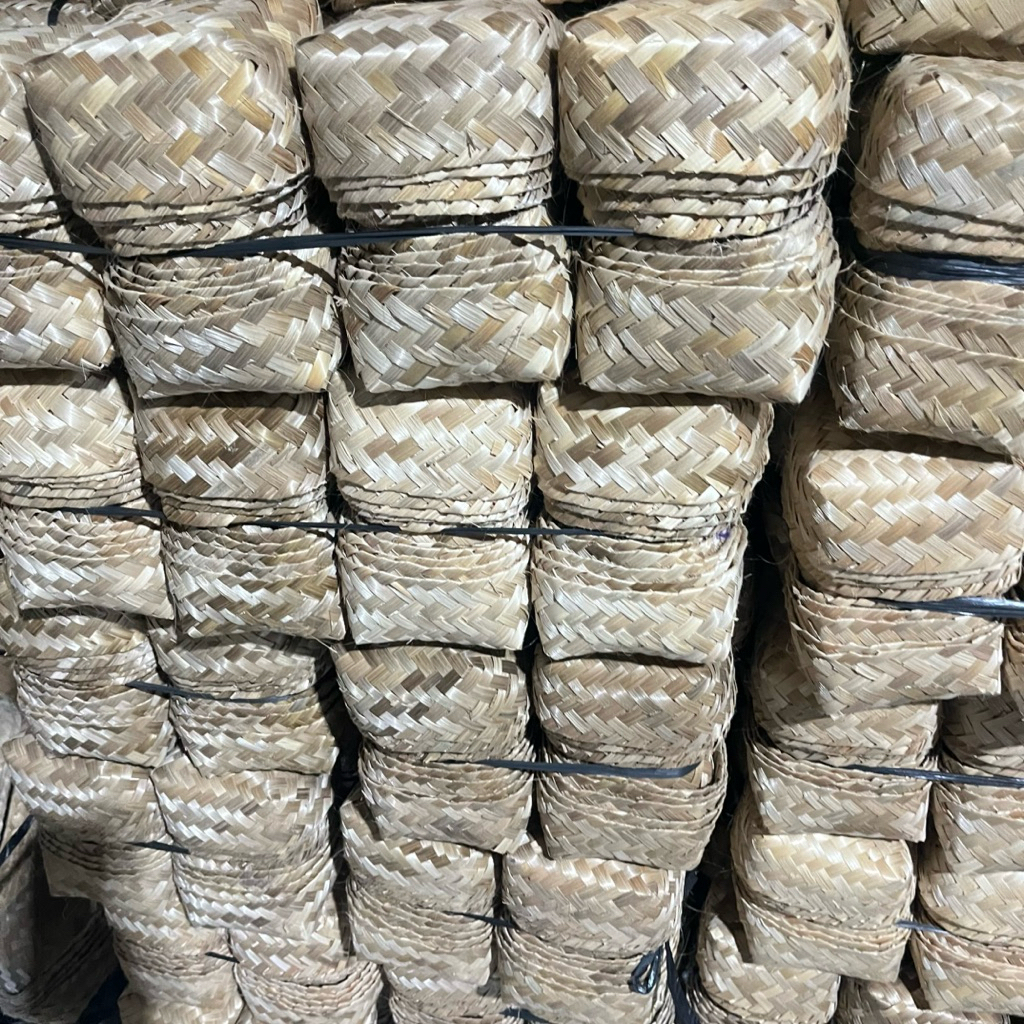 Besek bambu 10x10 100pcs/50 pasang