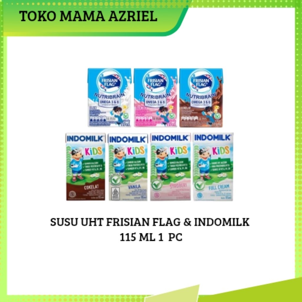 Susu UHT Frisian Flag Indomilk Dancow 115 ml mini 1 pc