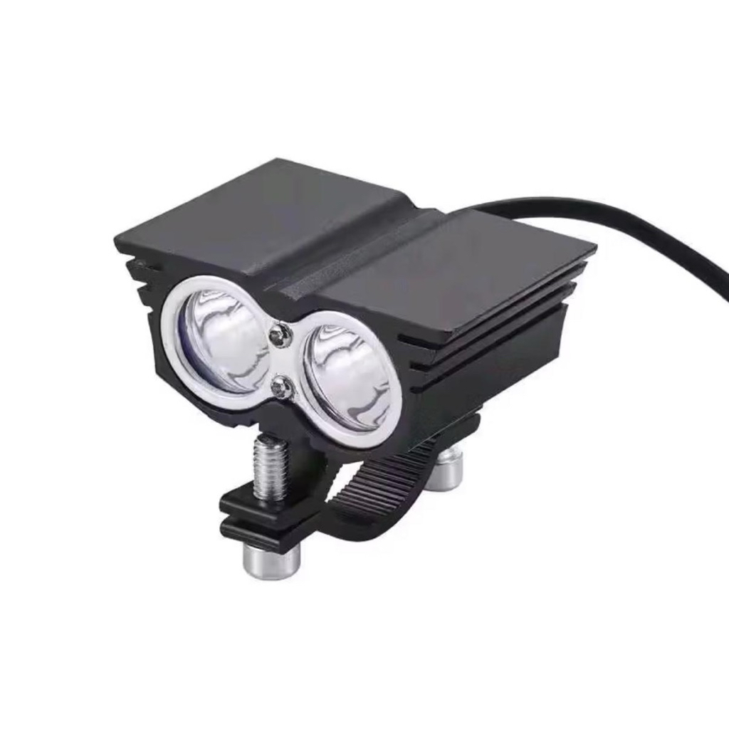 COD Paket Lampu sorot tembak LED 3mata Owl + saklar lampu 3mode DC12-80volt lampu tembak 30watt wate