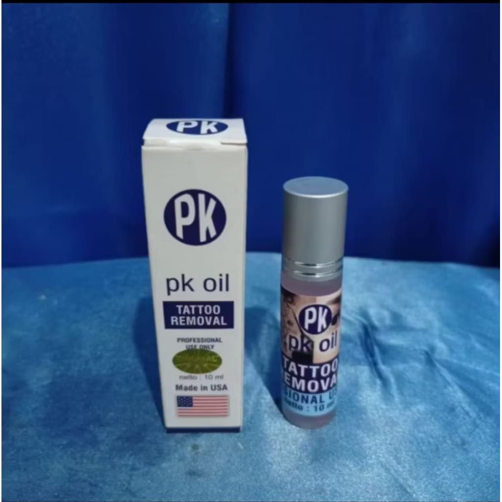 Obat Penghilang Tato dan Sulam Alis PK Oil - Cepat, Aman, Praktis