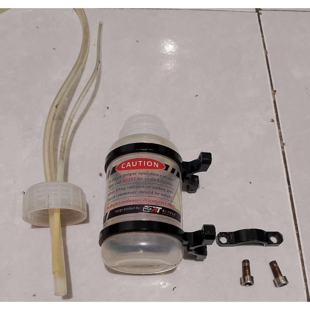 Tabung cadangan air radiator aitech original copotan ninja r rr.