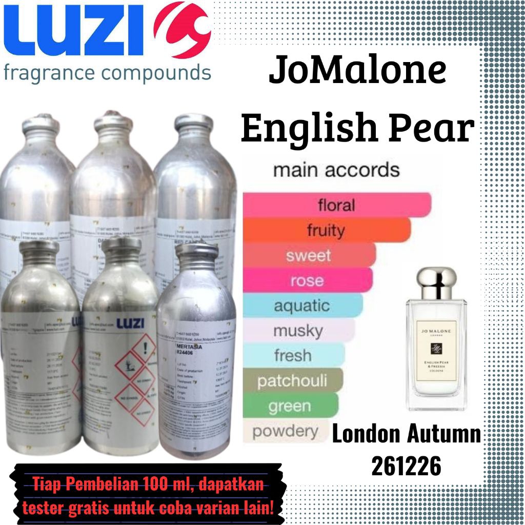 Bibit parfum repacking 100 ML parfume bibit luzi essences parfarome kualitas bibit parfum eropa 50 m