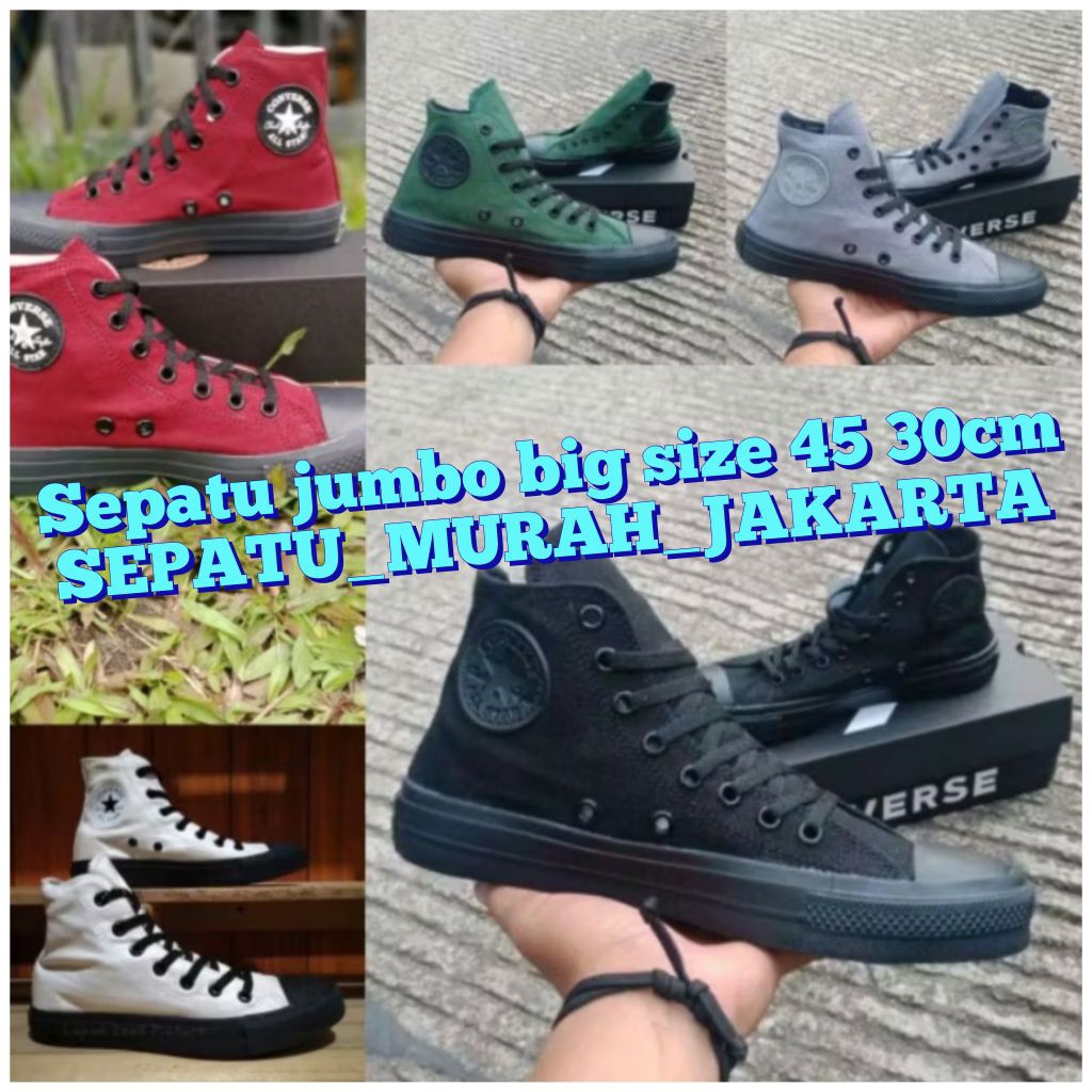 SEPATU CONVERSE JUMBO BIG SIZE MOTIF KEREN