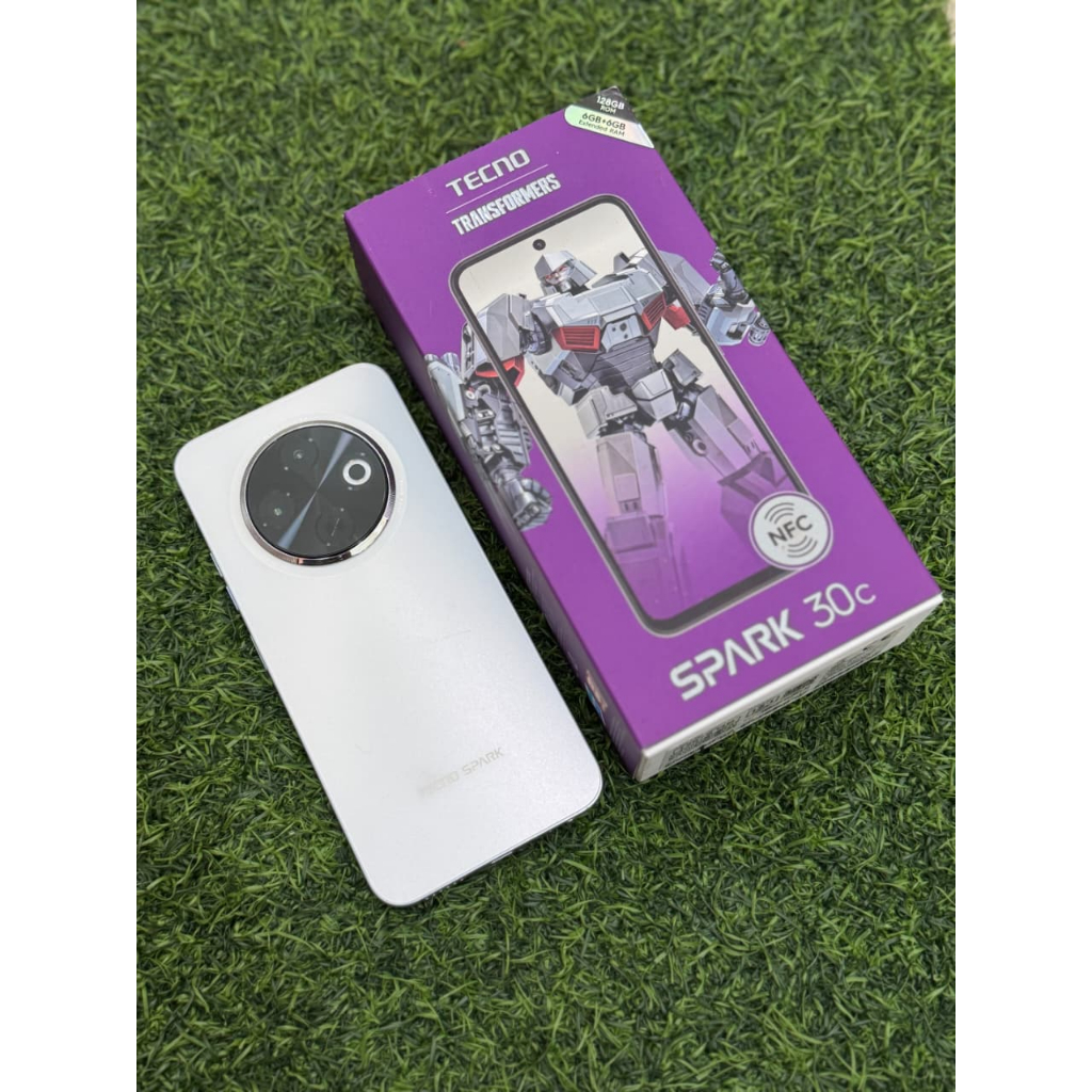 TECNO SPARK 30C 8/256GB SECOND LENGKAP MULUS RESMI INDONESIA