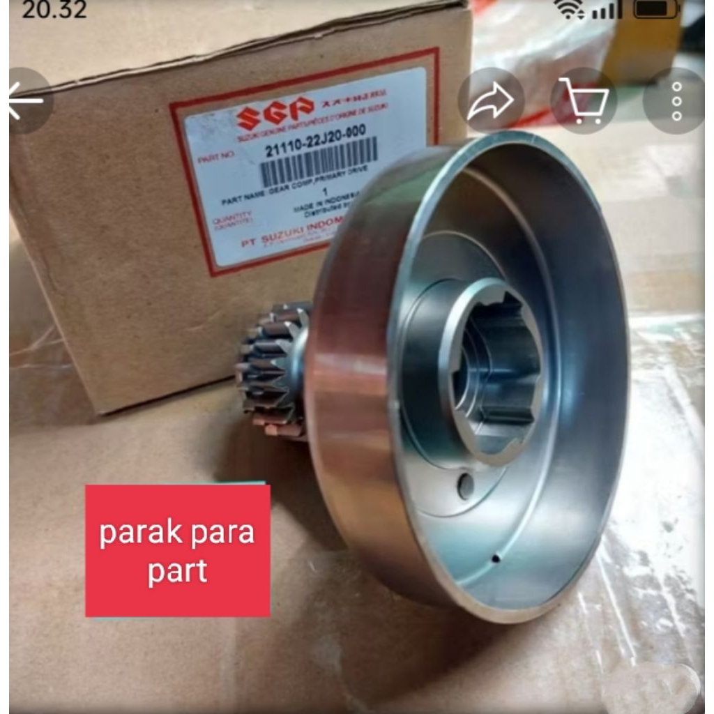 Mangkok Rumah Kampas Kopling Ganda Suzuki Shooter Smash FI Satria Young Star 115