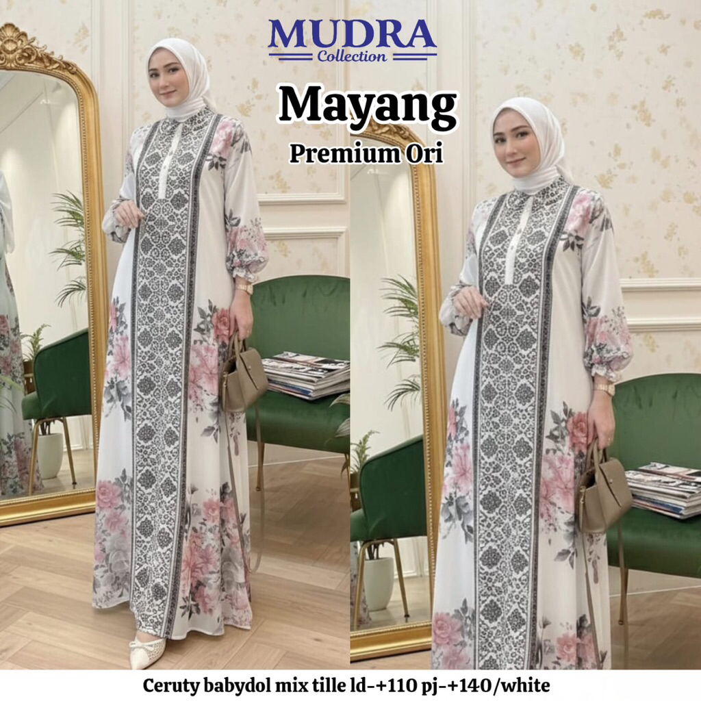 GAMIS DRESS MAYANG ORIGINAL BY MUDRA