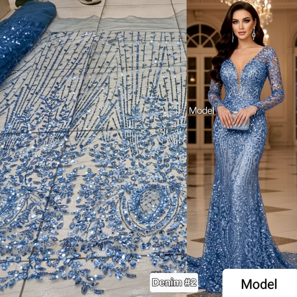 Kain tile Payet Korea premium/kain tile Payet  Korea mewah ful aksesoris premium