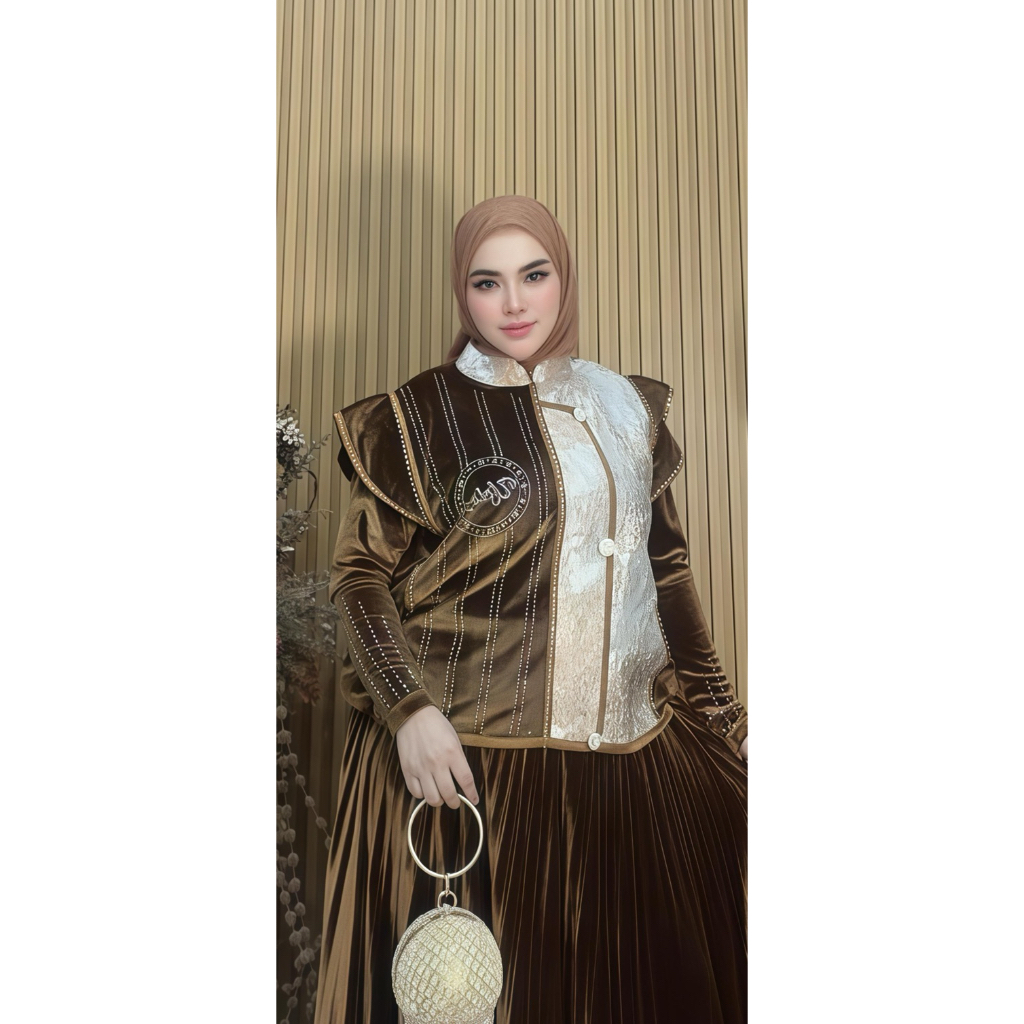 Gamis syari brand UCL syari set UCL syari