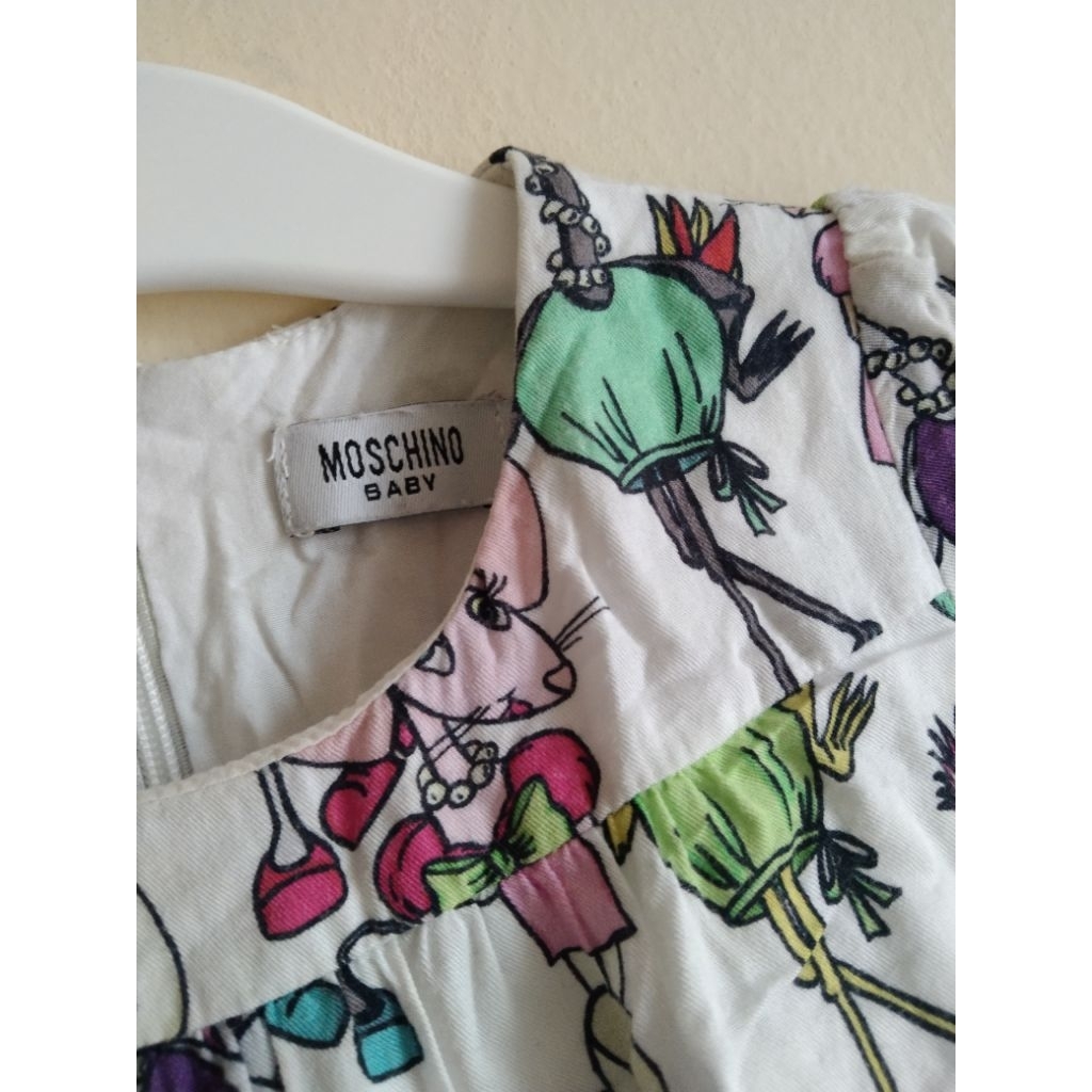 moschino baby dress preloved likenew new