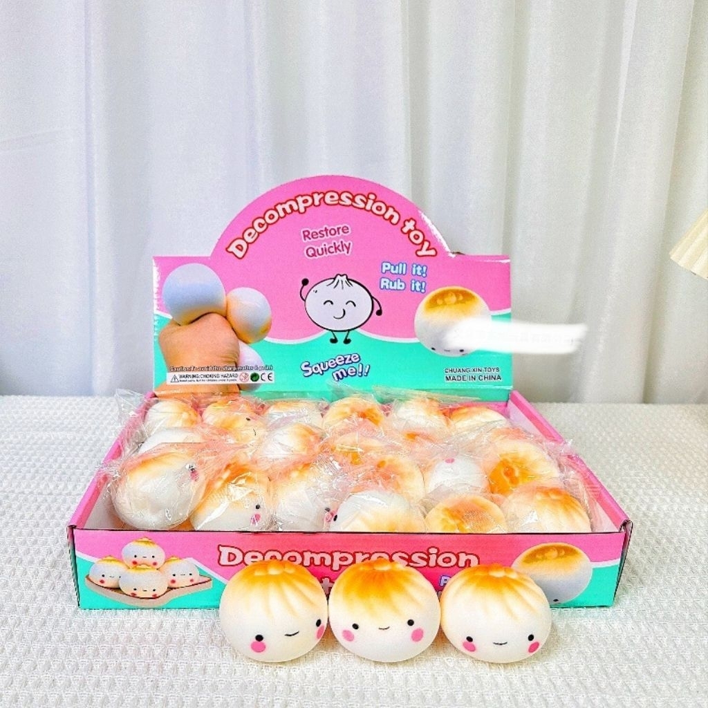 Squishy Dimsum Karet Bisa Mulur | Squisy Skuisi Squisi Sekuisi