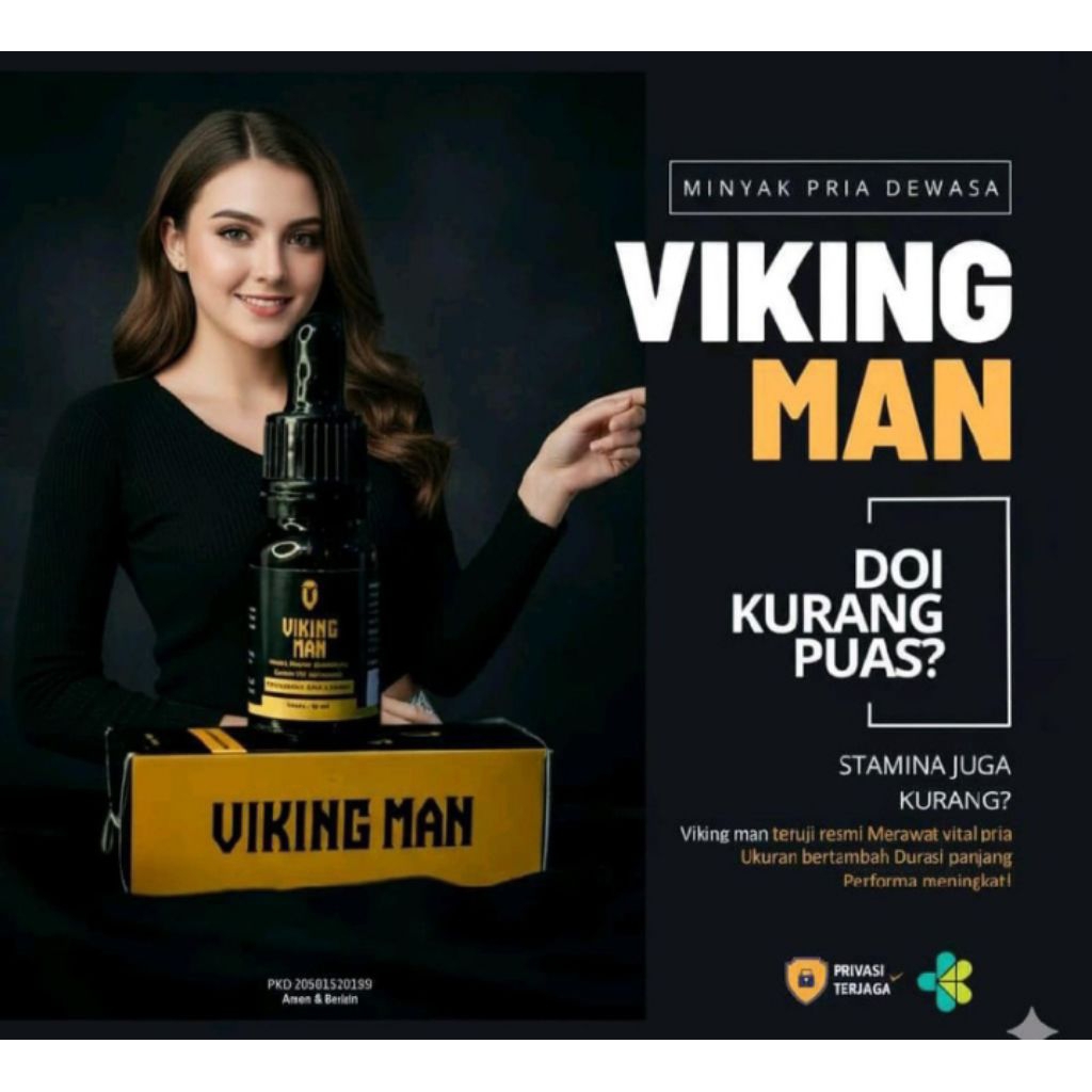 Minyak Jarak Maya pulut Besar Panjang Keras Berotot Viking Man Oil Original