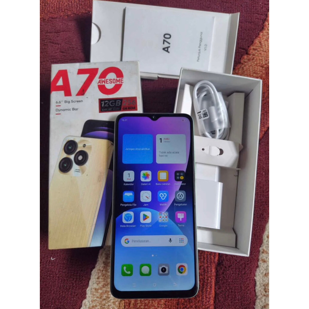 Itel A70 8/256gb fullset