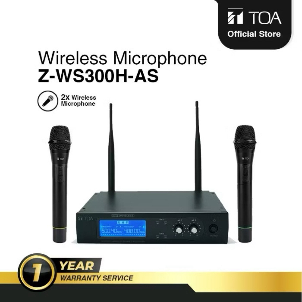 Mic TOA Z-WS 300H -AS Microphone Wireless Toa