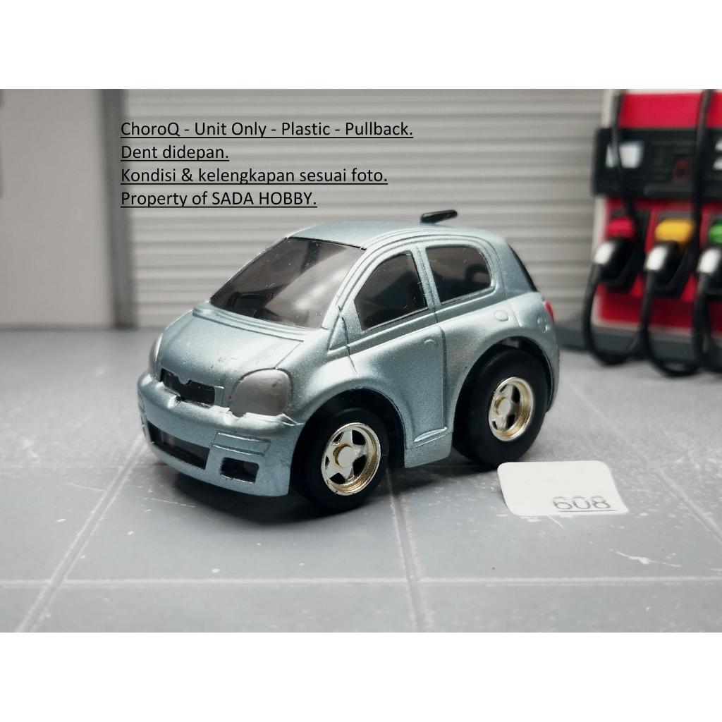 ChoroQ Choro Q Toyota Vitz Yaris Silver Pullback Unit Only