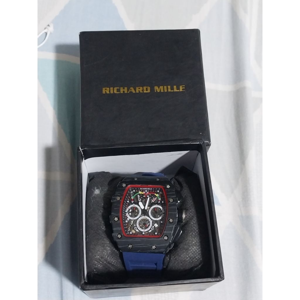 jam tanga pria RICHard mille + box nya