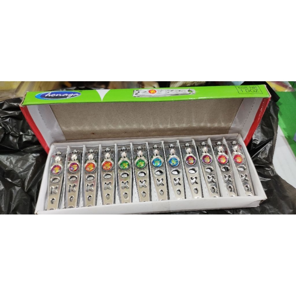 {1Pack=12pcs}Gunting Kuku HONAGA - 608NB