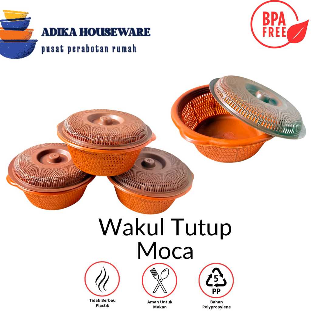 Wakul Tutup Nasi Hajatan - Wakul Tutup Moca Matahari - Besek Tutup - Wakul Tutup Plastik Tebal