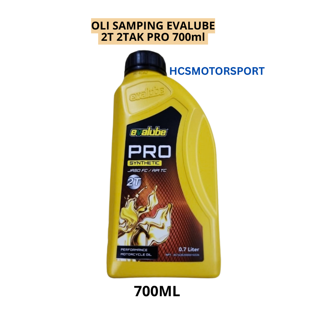 OLI SAMPING EVALUBE 2T 2TAK PRO 700ml EVALUBE PRO